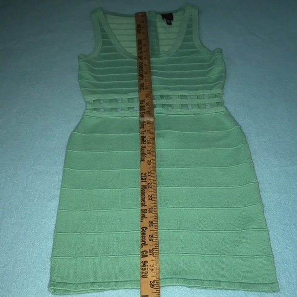 2B BEBE mini tank “sugar mint” dress with cut outs NEW size S - Picture 4 of 10